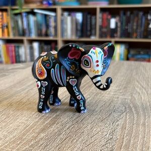 The Hamilton Collection Folk Art Elephant Figurine